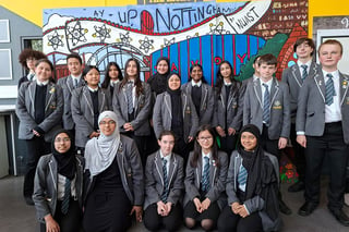 Lenton students lay foundations for success with street art competition