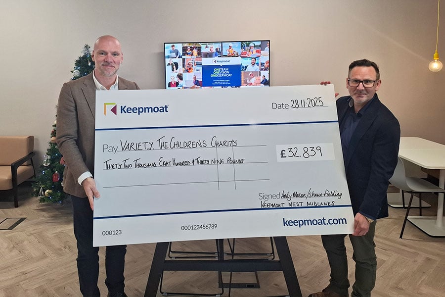Keepmoat donates £32,000 to support disadvantaged children