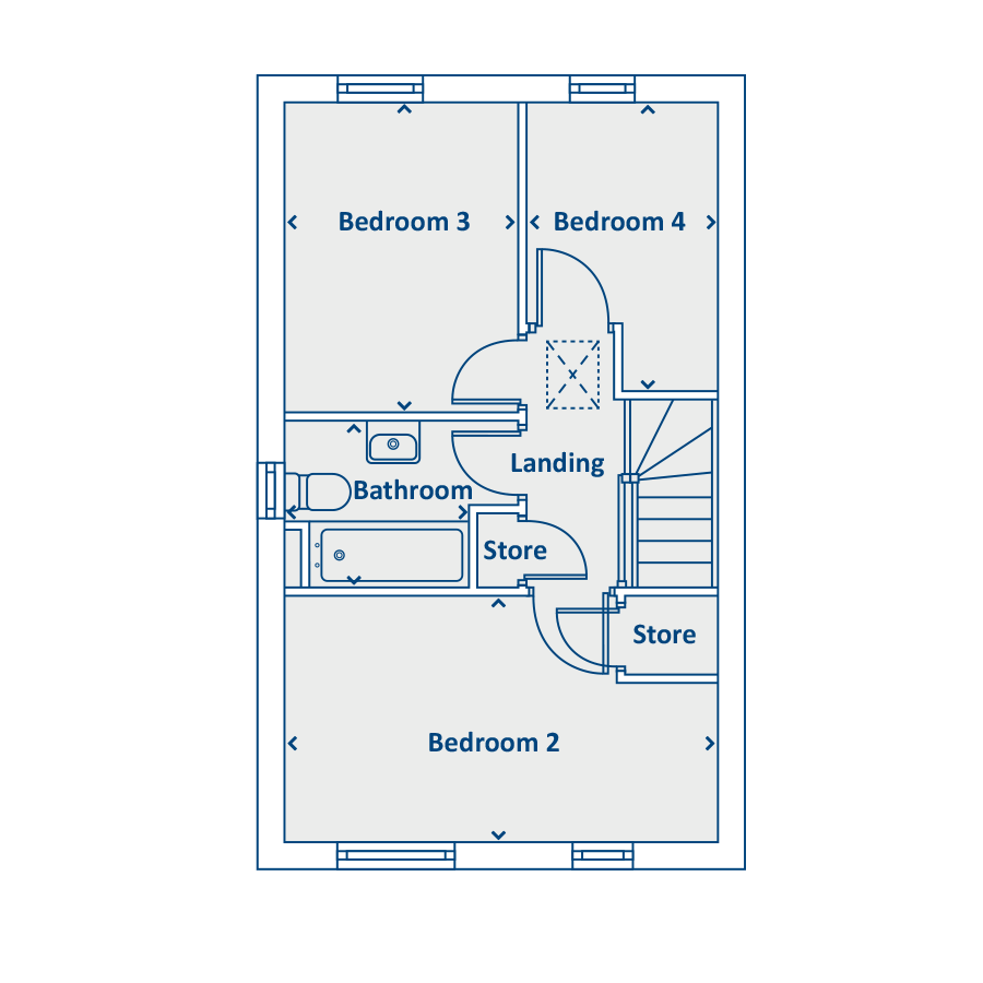 Second Floor Floorplan