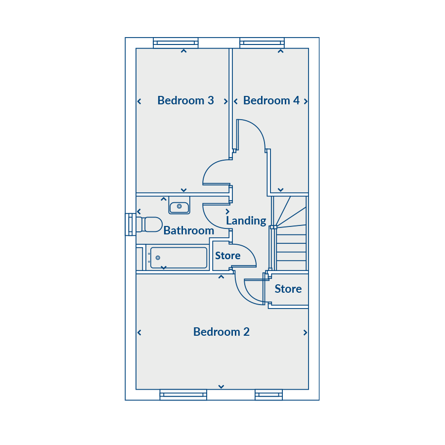 Second Floor Floorplan