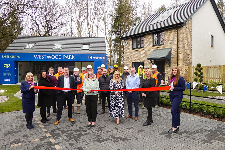 Keepmoat Launches New Sales Office and Show Homes                                                  at Westwood Park, Glenrothes 