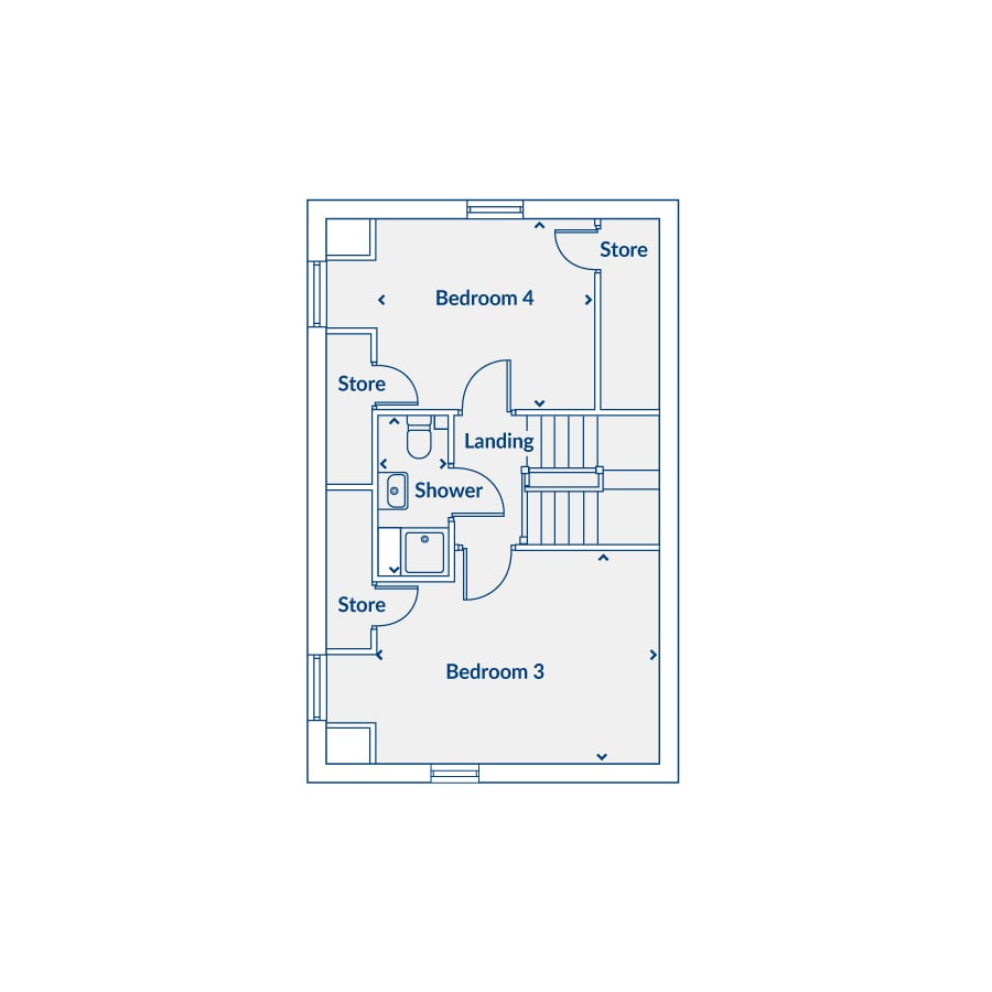 Second Floor Floorplan