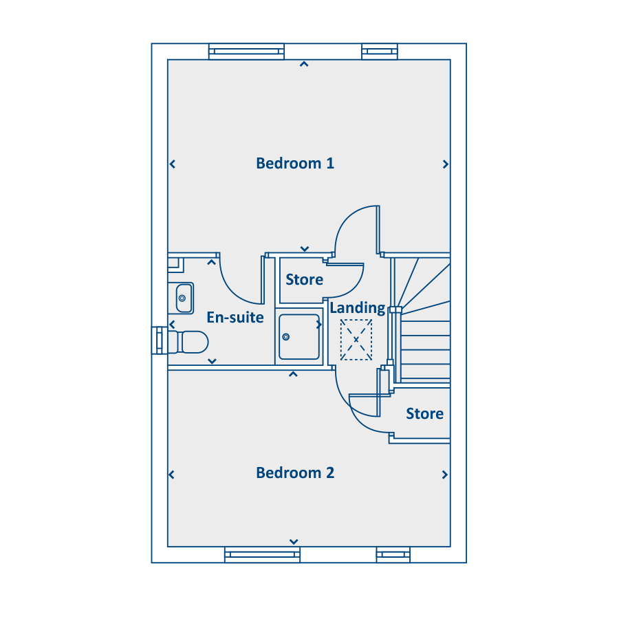 Second Floor Floorplan