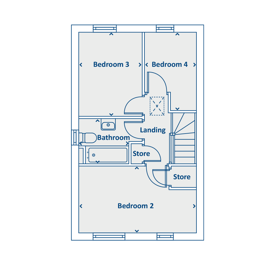 Second Floor Floorplan