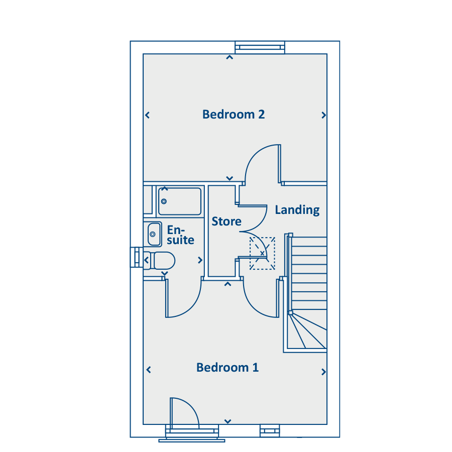 Second Floor Floorplan