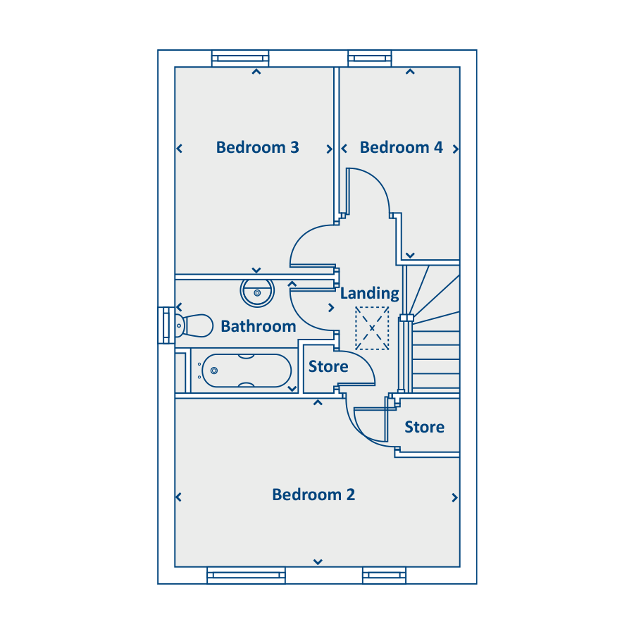 Second Floor Floorplan
