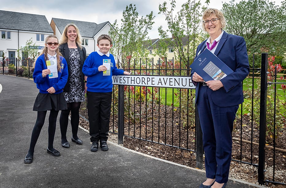 Pupils at Howard Community Academy Name New Roads