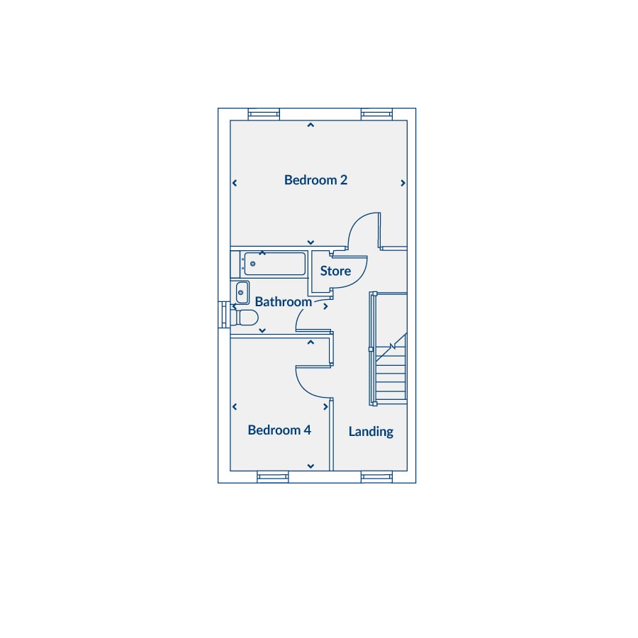 Second Floor Floorplan