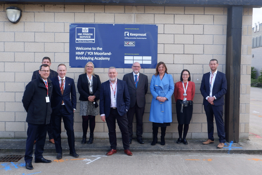 Keepmoat supports Yorkshire prison to reduce reoffending rates with bricklaying academy