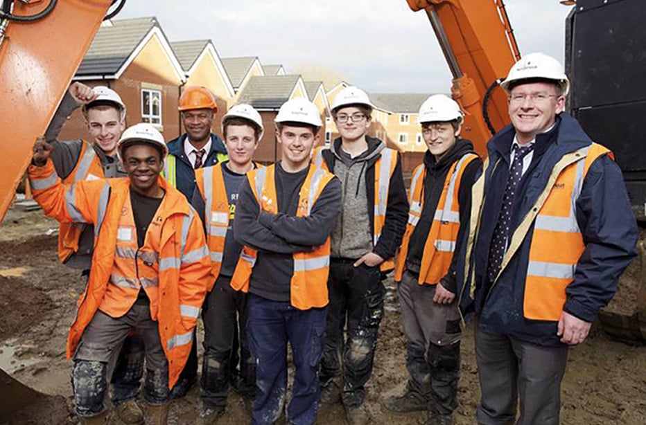 Housebuilder Helps Kickstart Careers for Young People