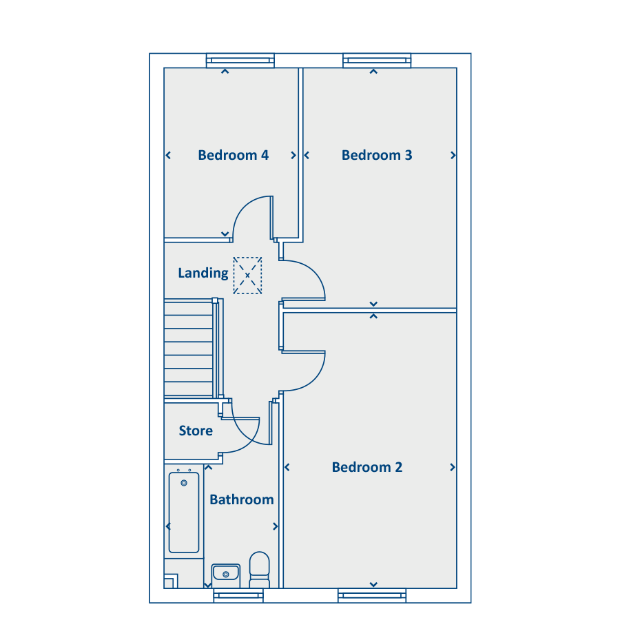 Second Floor Floorplan
