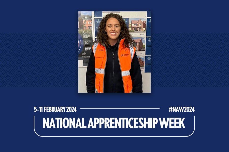 Inspirational single mum works her way up the construction career ladder thanks to training from Keepmoat