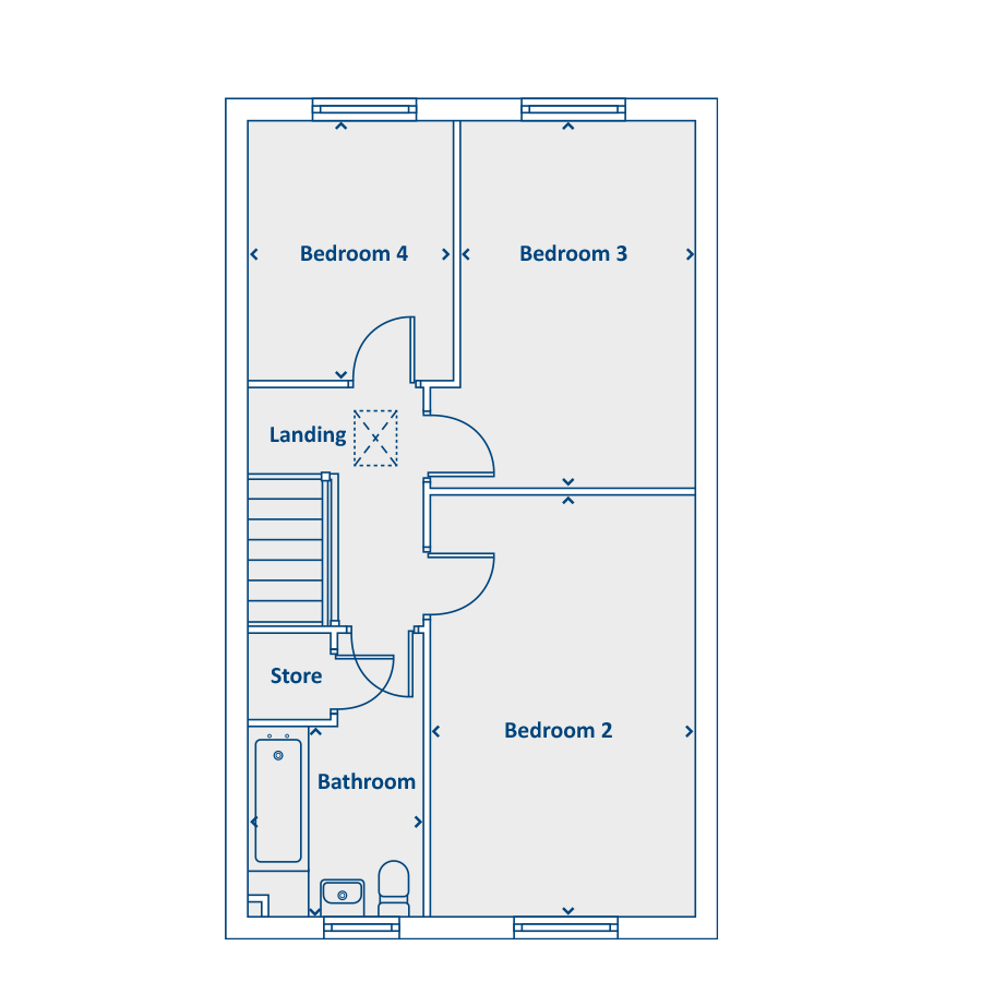 Second Floor Floorplan