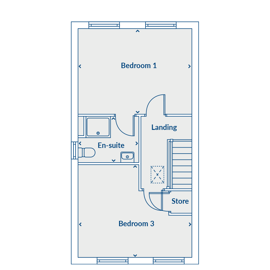 Second Floor Floorplan